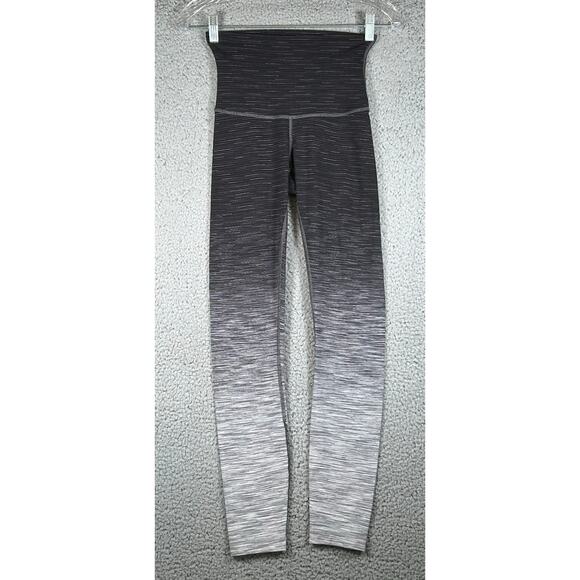 Lululemon women Wunder Under Legging High Rise 27" size 4 Silver Running Gym - Picture 2 of 11